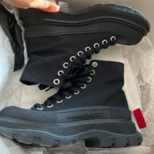 Alexander McQueen black boots 7 (37.5)